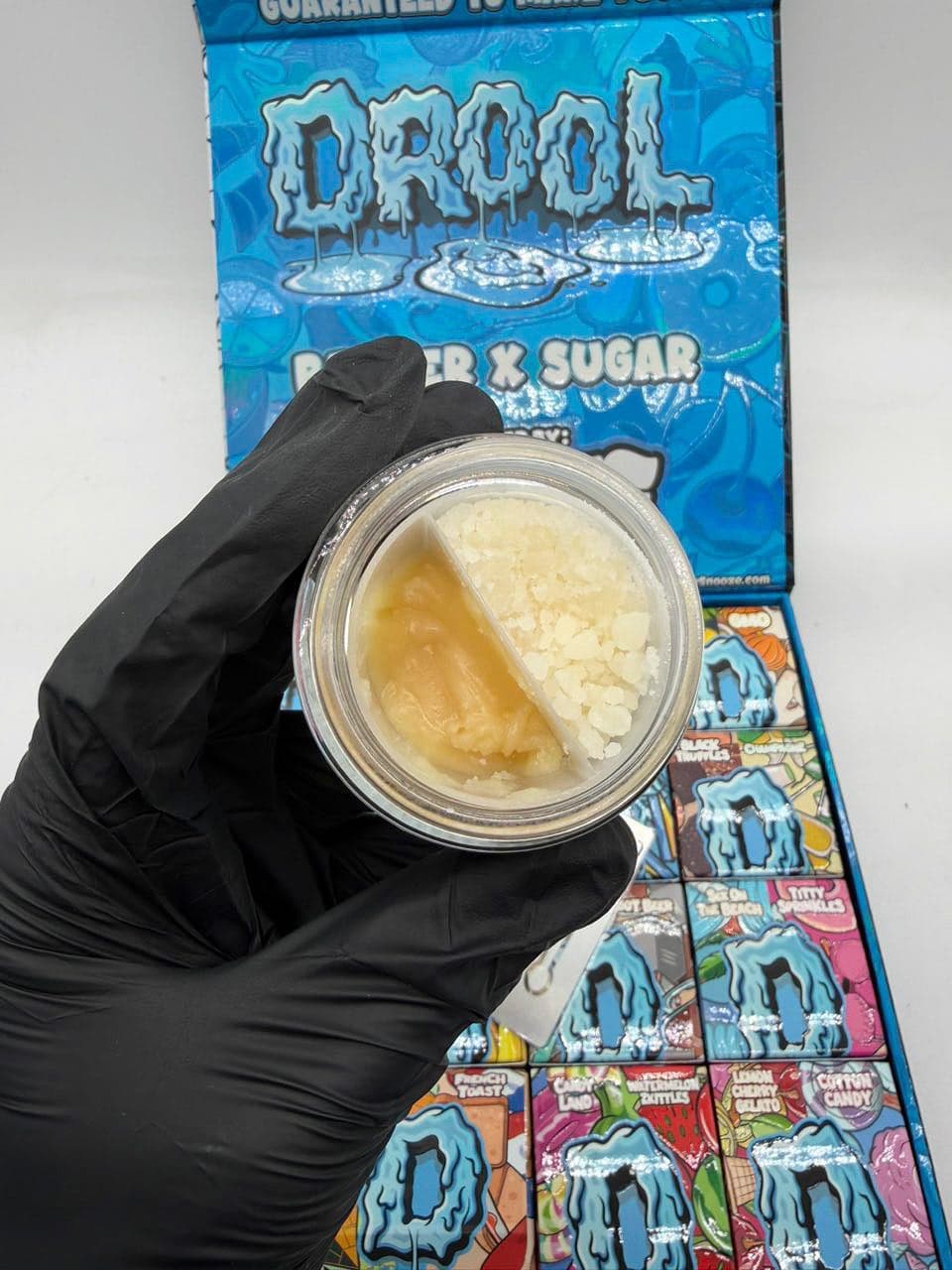 DROOL BY SNOOZE - BADDER X SUGAR - 1 OZ (0.5 OZ BADDER 0.5 OZ SUGAR)