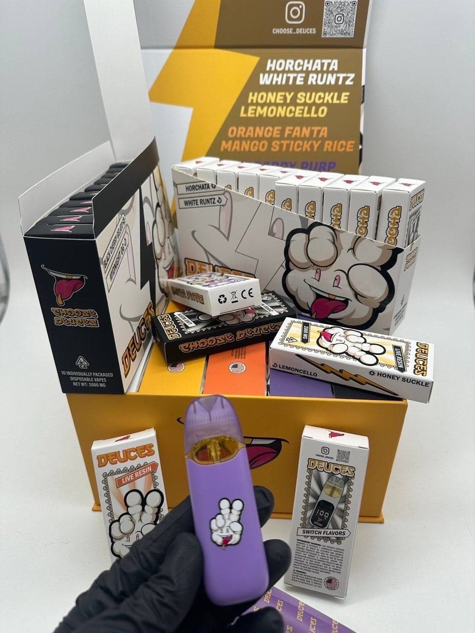 Deuces 2G Live Resin Disposable – Switch Flavors Dual-Strain Vape