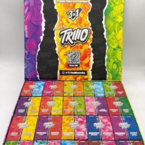 TRIPLE THREAT 2G DUAL DISPOSABLE by TRIO W/GUMMIES + PREROLL