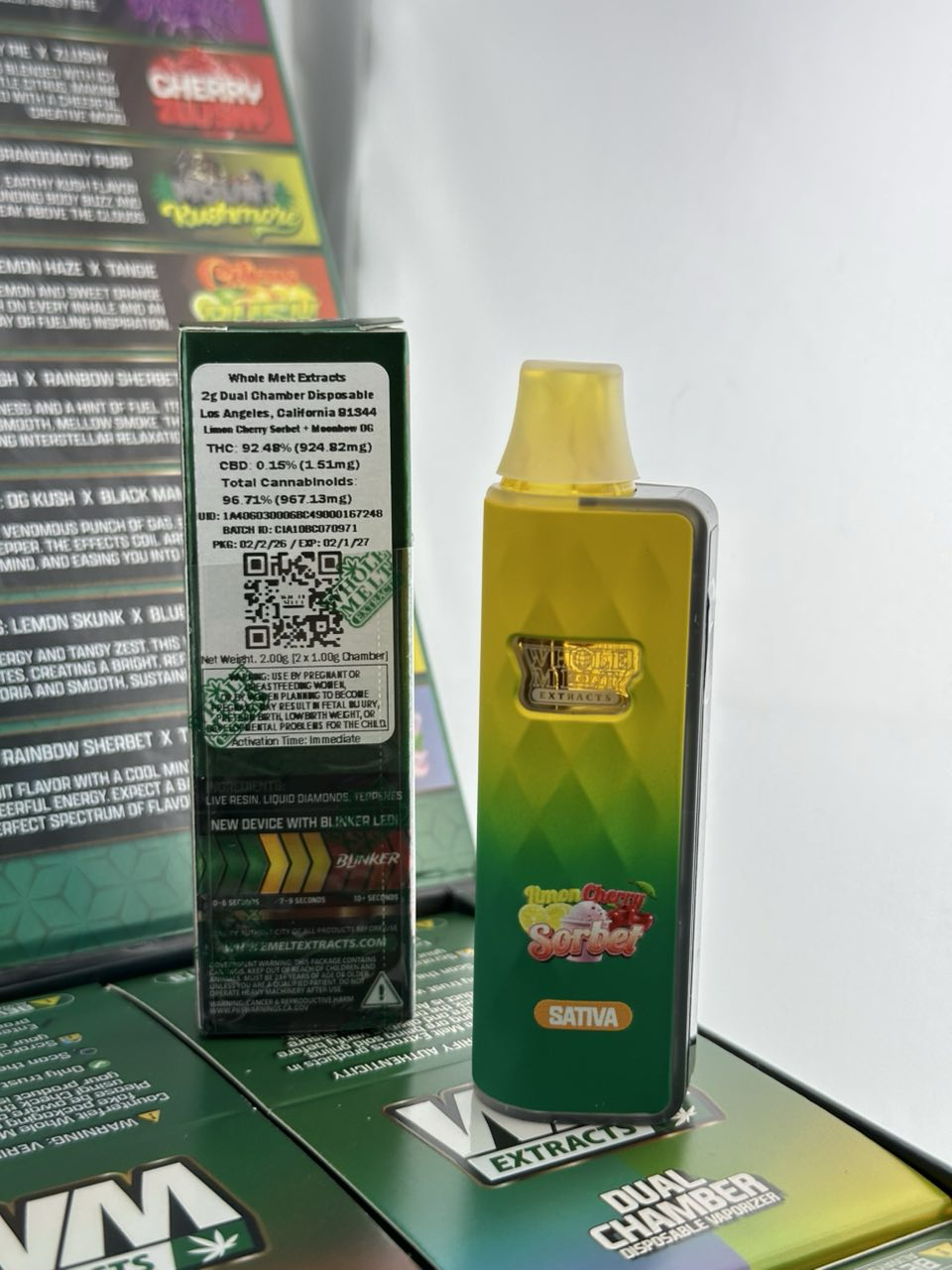 WHOLE MELTS EXTRACTS 2G DISPOSABLE GLOW PHASE FOUR – DUAL CHAMBER - Image 8