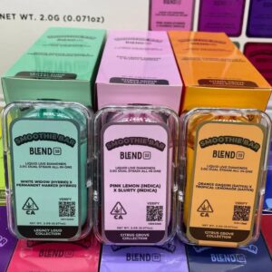Smoothie Bar Blend 2G 3.0 Liquid Live Diamonds Dual Strain Tank Vapes