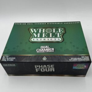 WHOLE MELTS EXTRACTS 2G DISPOSABLE PHASE FOUR – DUAL CHAMBER