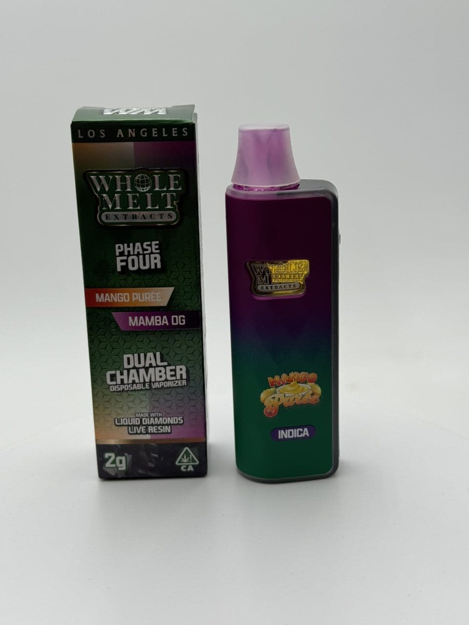 WHOLE MELTS EXTRACTS 2G DISPOSABLE PHASE FOUR – DUAL CHAMBER
