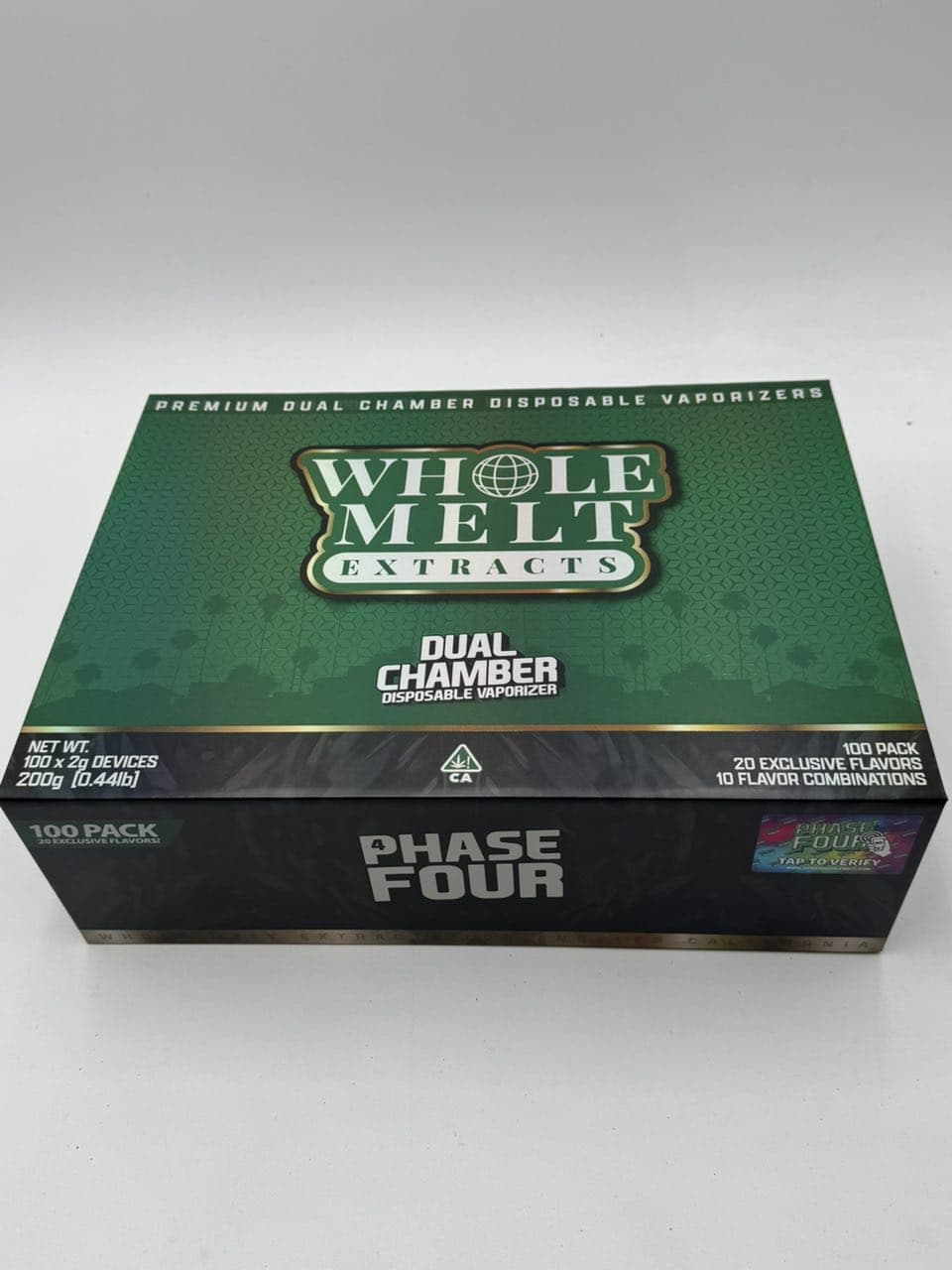 WHOLE MELTS EXTRACTS 2G DISPOSABLE PHASE FOUR – DUAL CHAMBER