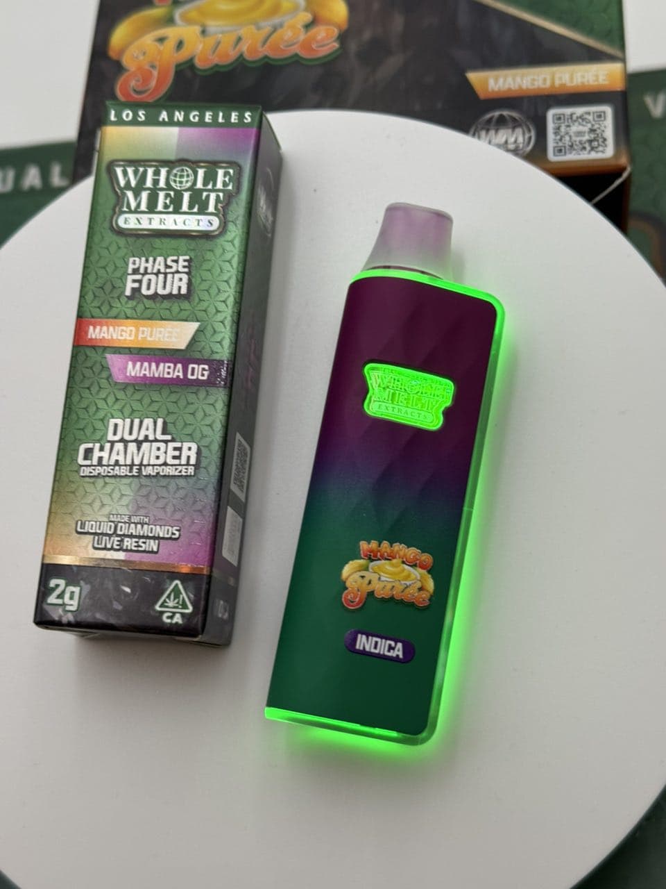 WHOLE MELTS EXTRACTS 2G DISPOSABLE PHASE FOUR – DUAL CHAMBER