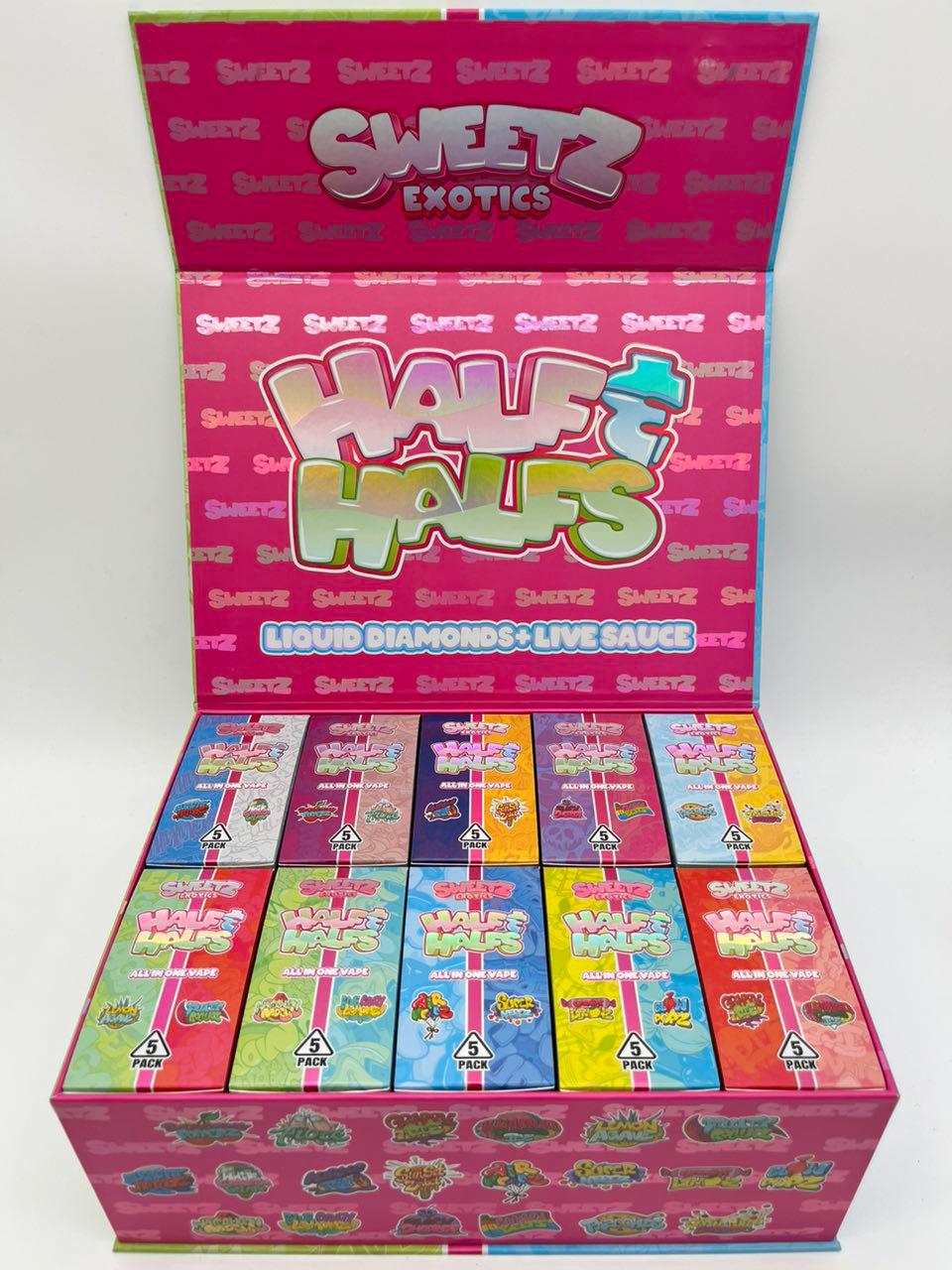Sweetz Exotics half & halfs 2g disposable