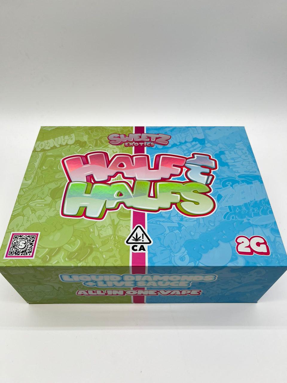 Sweetz Exotics half & halfs 2g disposable