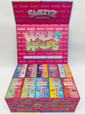 Sweetz Exotics 2g dual chamber liquid diamonds + live sauce disposable