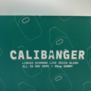 CALIBANGER 2G Liquid Diamonds Disposable + 50MG Gummy