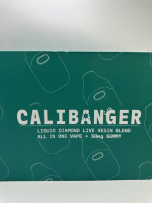 CALIBANGER 2G Liquid Diamonds Disposable + 50MG Gummy
