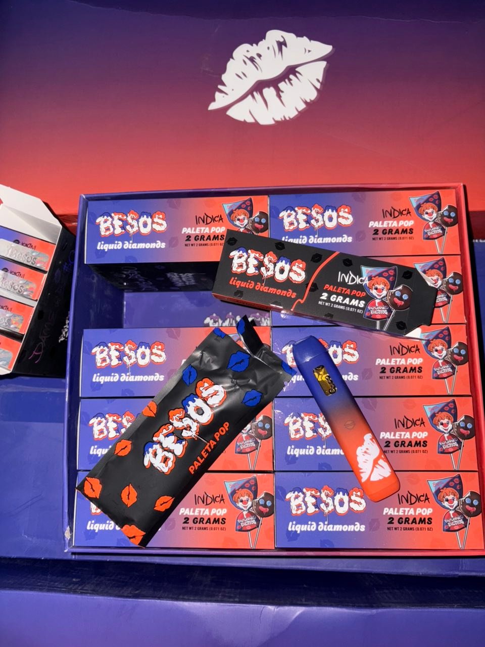 Besos Paleta Pop 2G Disposable – Liquid Diamond - Image 3