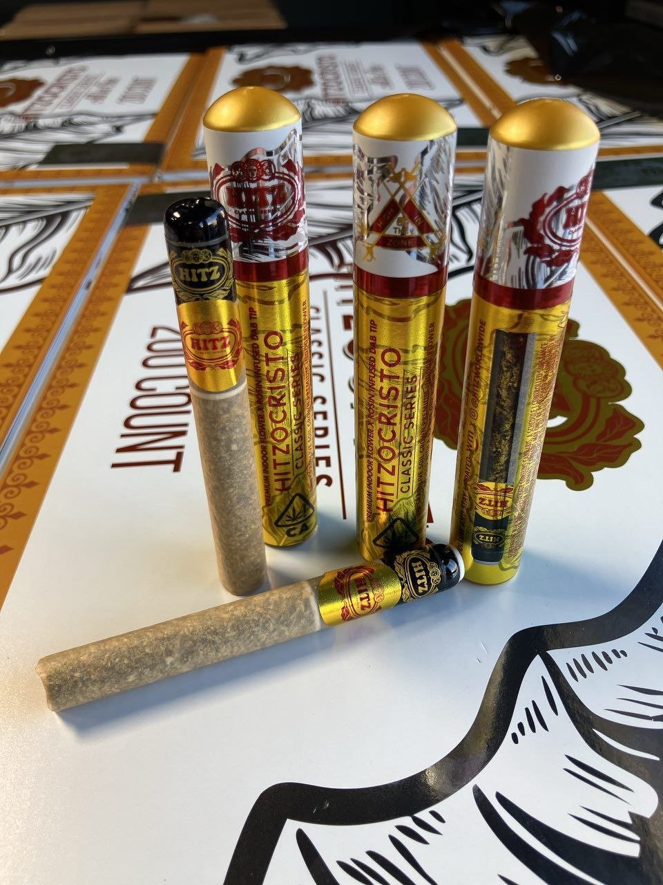 Hitzocristo Classic Series Premium 2G Indoor Flower × Rosin-Infused Dab Tip