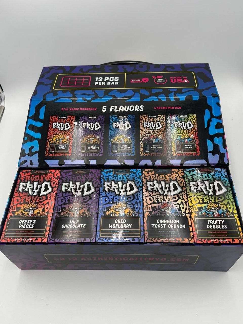 FRYD MUSHROOM CHOCOLATE BARS