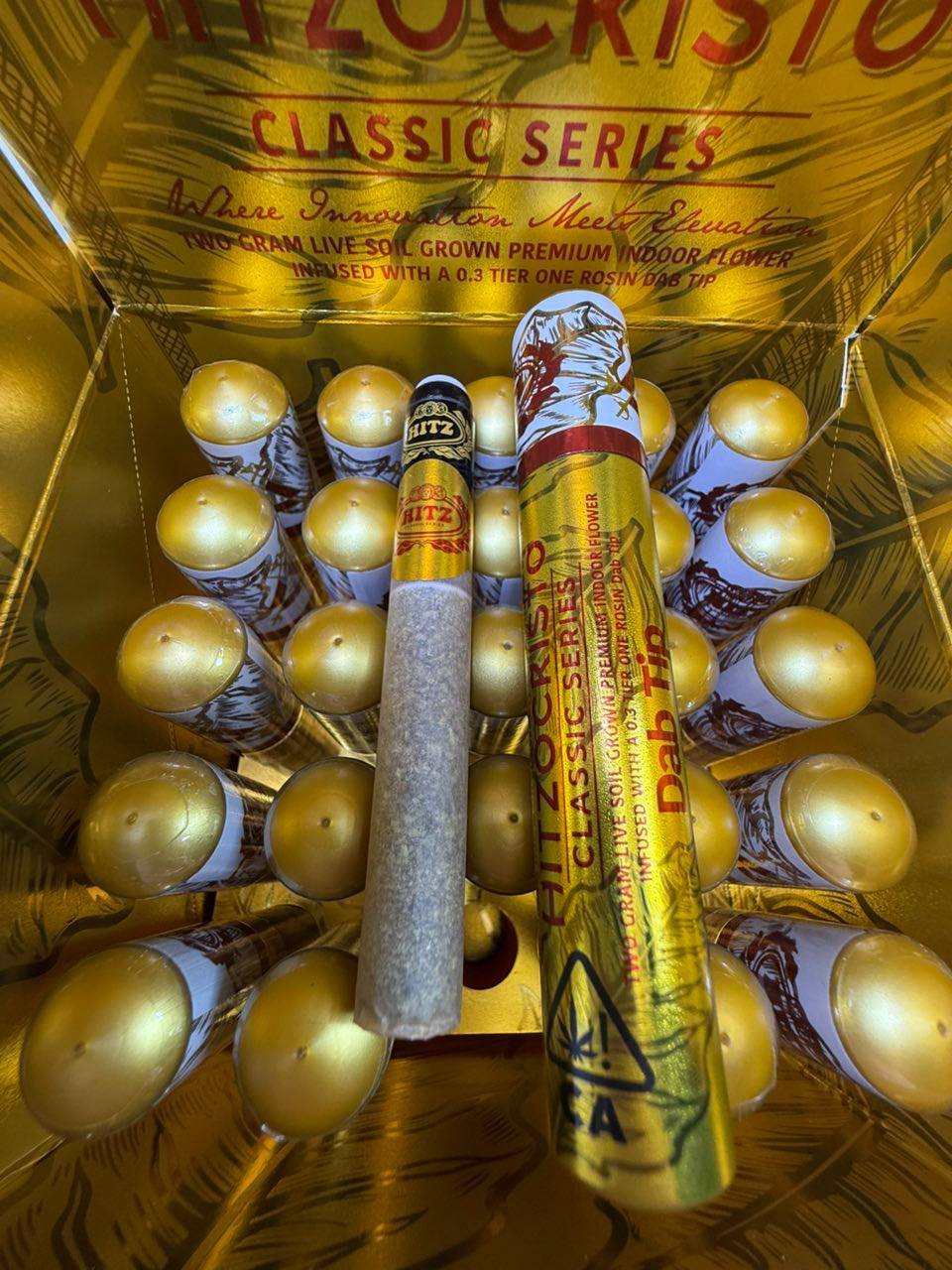 Hitzocristo Infused Pre Rolls With Rosin