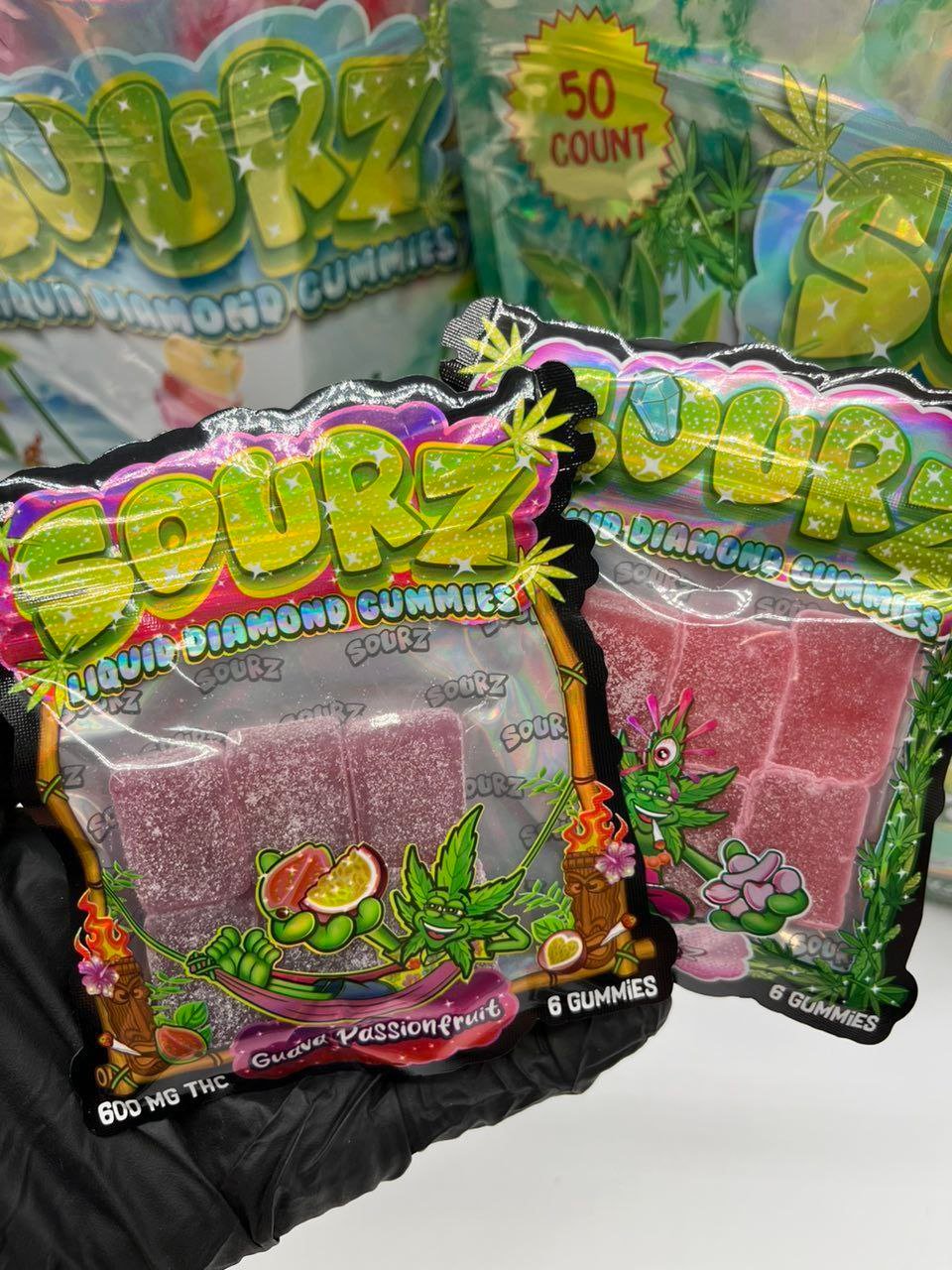 SOURZ Liquid Diamond Gummies 600mg