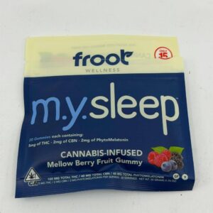 Alternative view of Froot M.Y. Sleep 100mg Gummies