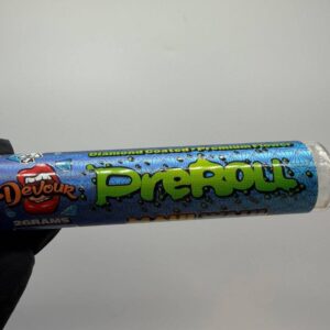 Alternative view of Devour Diamonds Coated Prerolls