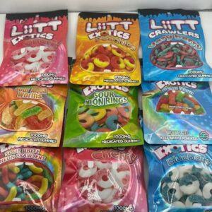 Alternative view of Liitt Exotics Edibles 1000MG