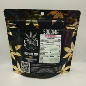 Alternative view of Smashed Infused Edibles 5000mg