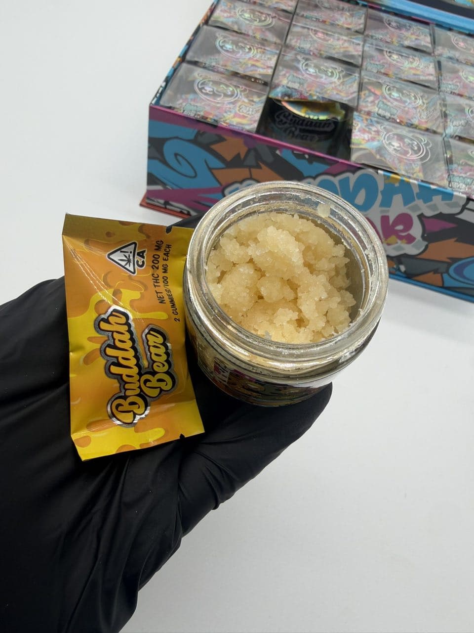 Buddah Bear Badder / Sugar Live Diamonds 28G + Gummies